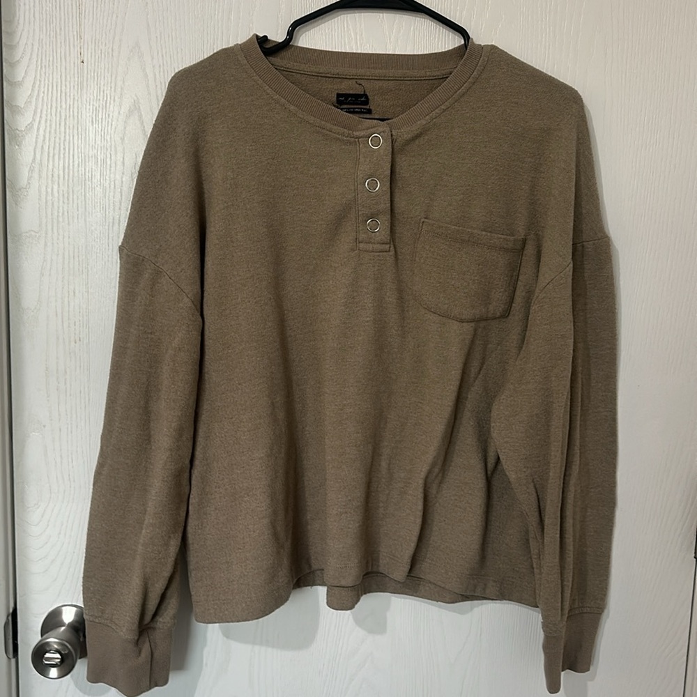 Out from Under beige lightweight sweater